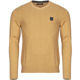 Jack & Jones Puloverji JPRBLURONALDO KNIT V-NECK Bež Cene