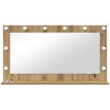  Ogledalo za Toalet Pravokutni Umjetnički hrast 100 x 55 x 18 cm | shoptok.hr
