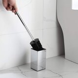 BGL samostoječa WC ščetka z držalom iz mat kromiranega nerjavečega jekla | Shoptok.si
