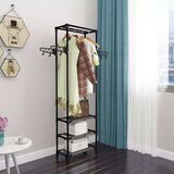  Za odjeću od čelika i netkane tkanine 55x28 5x175 cm crni | shoptok.hr
