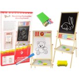  Drvena edukativna dvostrana ploča Magnetic + pribor | Shoptok.si
