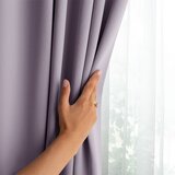 Restilo zasłona BLACKOUT kolor pudrowy róż szarfa upinająca styl klasyczny taśma materiał blackout 140x300 | shoptok.hr