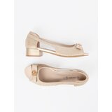 GOODIN Gold open-toe shoes | Shoptok.si