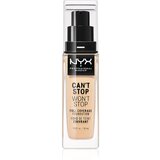 NYX Professional Makeup Can't Stop Won't Stop Full Coverage Foundation visoko prekrivni tekoči puder odtenek 06 Vanilla 30 ml Cene