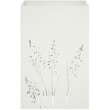  Vrtna saksija Bijela 50 x 50 x 75 cm Čelična vrata Slike