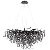 PAUL NEUHAUS 2192-18 - Luster na sajli ICICLE 10xG9/40W/230V 50x100 cm crna | Eponuda.com