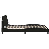  Okvir za krevet bez madraca Hanko crni 140x200 cm od tkanine | shoptok.hr