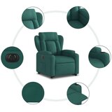  Električni naslanjač s funkcijo vstajanja temno zelen | Shoptok.si