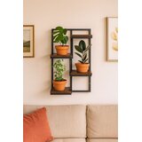 ModernHome loft zidni stalak za cvijeće za dekoraciju, s 4 razine | shoptok.hr