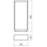  Redo 90581 - LED spoljašnja lampa WAKE LED/8W/230V 3000K 50 cm IP65 antracit | Eponuda.com
