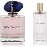 Giorgio Armani My Way darilni set parfumska voda 90 ml + parfumska voda 15 ml za ženske | Shoptok.si