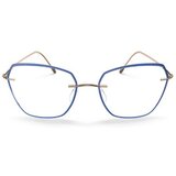  Ženske Dioptrijske naočale Silhouette Lite Spirit Accent Rings 5566 LS 54/17 Blue | shoptok.hr
