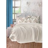 Mila Home Kremno belo bombažno pregrinjalo 220x240 cm Waffle – Cene