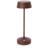 BIZZOTTO Smeđa metalna LED stolna lampa s mogućnosti zatamnjivanja/s bežičnim punjačem s plastičnim sjenilom (visina 33 cm) Esprit – Cijene