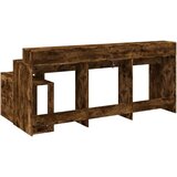vidaXL Radni stol s LED svjetlima boja hrasta 200x104x91 cm drveni | shoptok.hr