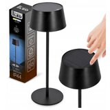  LED prigu&amp;scaron;iva dodirna solarna lampa LED/3W/5V USB 1800 mAh IP44 crna Slike