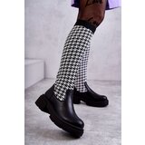 Boto Women's Sock Boots Black-White Avira | ePonuda.com