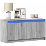 TV ormarić s LED svjetlima boja hrasta 100x34x50 cm drveni | shoptok.hr