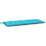  Jastuk za vrtnu klupu tirkizni 120 x 50 x 7 cm od tkanine | shoptok.hr