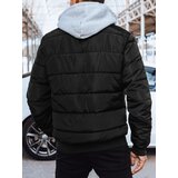 DStreet Kurtka zimowa męska pikowana czarna | Shoptok.si