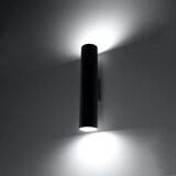  Sollux SL.0330 - Zidna svetiljka LAGOS 2 2xGU10/10W/230V crna | Eponuda.com