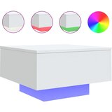  Stolić za kavu s LED svjetlima bijeli 55 x 55 x 31 cm | Eponuda.ba