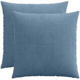  Presvlaka za jastuk 2 pcs ALMELO Plava 55 x 55 cm Kord | shoptok.hr