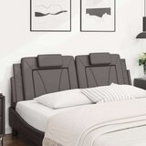vidaXL Vzglavna stranica siva 160 cm umetno usnje, (21142507) | Shoptok.si
