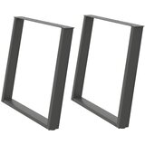  Noge za blagovaonski stol U-oblik 2 kom antracit 90 x (72-73) cm čelik | shoptok.hr