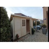 Male kuće Drvena vrtna kućica GLORIA D + SD150 290 × 290 cm – bez završnog krovnog pokrova | shoptok.hr