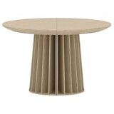 Venture Home Dope rastezljivi okrugli blagovaonski stol ⌀120 cm, prirodna boja drva Slike