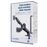 Gembird MA-DA2-06 Podesivi dupli stoni drzac za monitor, tilt, 17-32 max.10kg Black | ePonuda.com
