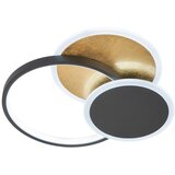 Fischer & Honsel Crna/u zlatnoj boji LED stropna svjetiljka s daljinskim upravljačem/s mogućnosti zatamnjivanja 39,5x40 cm Tomo – | shoptok.hr