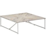 vidaXL Stolić za kavu od masivnog drva manga 110 x 110 x 36 cm Cijene