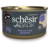 Schesir Cat After Dark paté piletina s patkom, konzerva 80 g Cijene