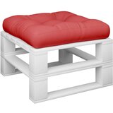  Jastuk za palete crveni 60 x 60 x 12 cm od tkanine | shoptok.hr