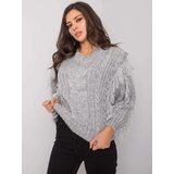 RUE PARIS Sweater-CA-SW-3746.06-grey | Shoptok.si