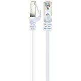 SCHWAIGER Omrežni kabel CAT 6 U/FTP (Ploščata, Dolžina: 10 m, Bele barve, Vtič RJ45, Do 1 Gbps) | Shoptok.si