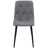 Libra stolica - tamno siva tkanina / crne noge x 3 | shoptok.hr