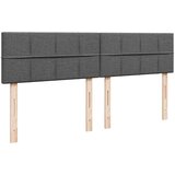  Krevet s oprugama i madracem tamnosivi 200 x 200 cm od tkanine | shoptok.hr