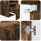  Set namještaja za kupaonicu 5 kom. Dimljeni hrast Smeđa 33 x 34.5 x 160 cm | Shoptok.si