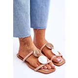 Boto Embellished Suede Slippers Nude Victoria | ePonuda.com