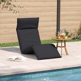  Sklopiva ležaljka za sunčanje crna 175x54x8,5 cm Oxford tkanina | shoptok.hr