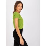 BASIC Feel Good T-shirt-RV-TS-4832.42P-light green | Shoptok.si