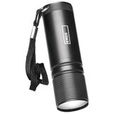  Ročna LED svetilka 3W COB LED, 100 lm, 3× AAA, črna,kovinska | Shoptok.si