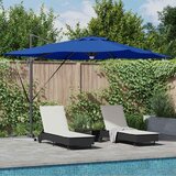 vidaXL Roma dežnik Modra 286 x 284 x 270 cm Aluminij in Poliester - - modra - 23.13 - 286 x 284 x 270 cm - 2025- Cene