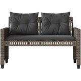  4-dijelni set vrtnih sofa s jastucima sivi od poliratana staklo | shoptok.hr