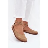 Zazoo Suede Ballet Flats Women Barefoot With Straps | shoptok.hr