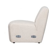 WOOOD Kremno bel modul za sedežno garnituro iz tkanine bouclé (sredinski modul) Coco – | Shoptok.si