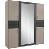MID.YOU omara s klasičnimi vrati, barve grafita, siva, sahara | Shoptok.si